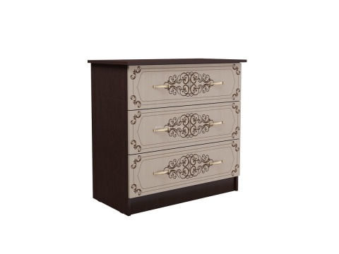 Комод Жаклин Венге/Белфорт (Ш-840 х В-816 х Г-440 мм)