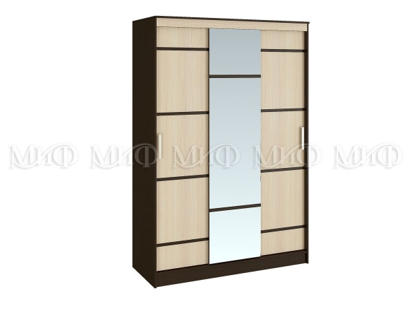 Шкаф-Купе Сицилия Венге/Белфорт (Ш -1500 × В -610 × Г-588 мм)