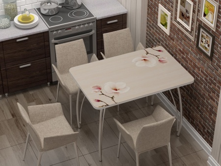 Стол Обеденный Бочонок Фотопечать (Ш-1100 х Г-700 х В-760 мм)/Разные Цвета